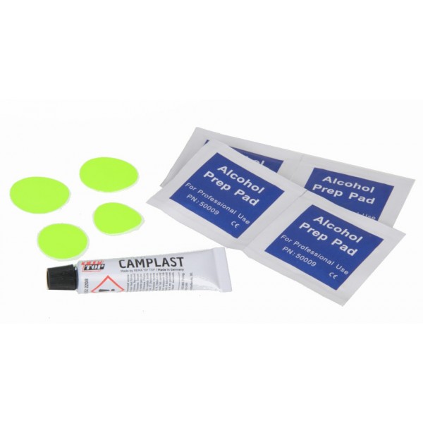 REPAIR KIT WITH 4 PATCHES + 1 CEMENT SPECIFIC FOR ALL NXT PIUMA & ROCCIA TUBES