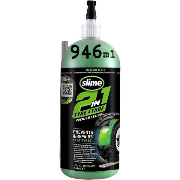 SIGILLANTE SLIME 2 IN 1 CAMERE E TUBELESS 946 ML