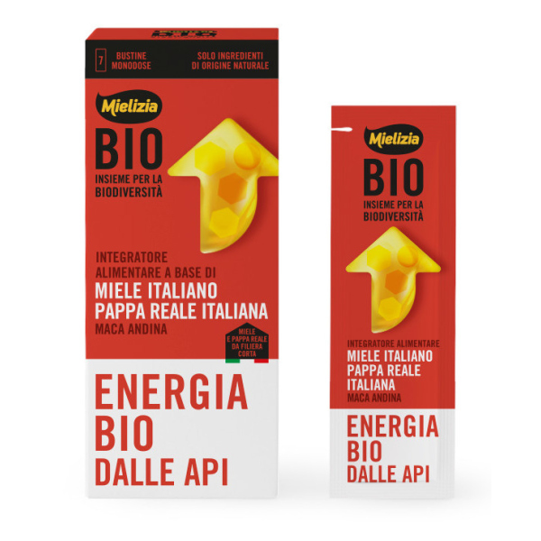 MIELIZIA 7 BUSTINE MONODOSE DA 10g ENERGIA BIO