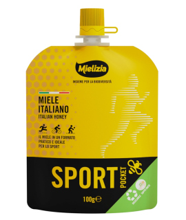 MIELIZIA 100%  MIELE ITALIANO IN DOYPACK SPORT 100g