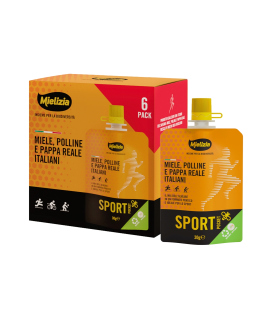 MIELIZIA BIO SPORT MIELE POLLINE PAPPA REALE 30g x 6 Pz. MADE IN ITALY