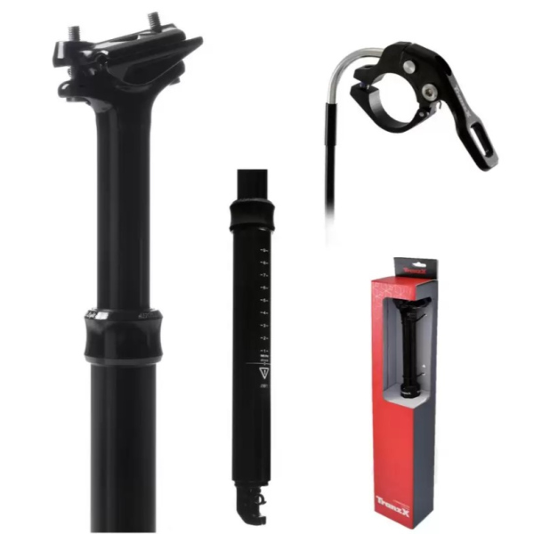 MTB aluminun adjustable seatpost 31.6 brand TRANZ-X