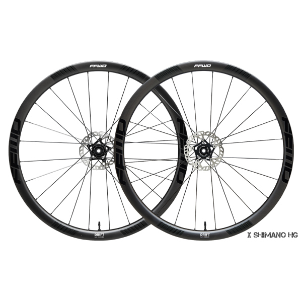 FFWD CARBON WHEELSET DRIFT GRAVEL CYCLOCROSS SHIMANO HG DISC BRAKE