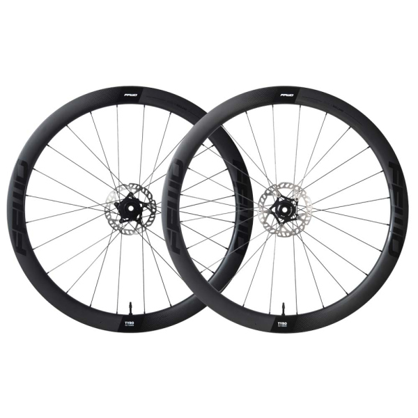 COPPIA RUOTE FFWD TYRO II GRVL/CORSA CARBONIO FRENO DISCO, SHIMANO HG